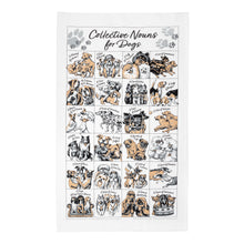 Load image into Gallery viewer, The Collective Nouns for Dogs - Tea Towel