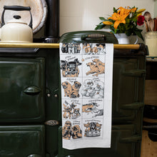 Load image into Gallery viewer, The Collective Nouns for Dogs - Tea Towel