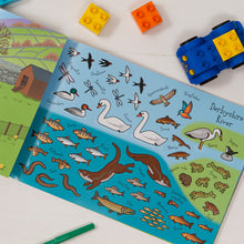 Load image into Gallery viewer, The Derbyshire Sticker Book River Animal Stickers