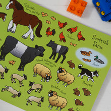 Load image into Gallery viewer, The Scotland Sticker Book Scottish Farm Animal Stickers
