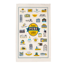 Load image into Gallery viewer, Iconic Pubs of the Lake District Tea Towel
