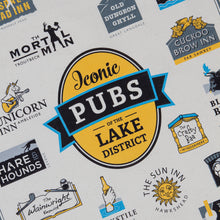 Load image into Gallery viewer, Iconic Pubs of the Lake District Tea Towel