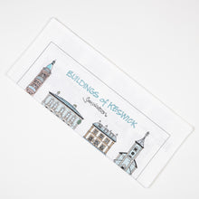 Load image into Gallery viewer, Iconic Buildings of Keswick Tea Towel