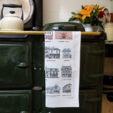 Load image into Gallery viewer, Iconic Buildings of Keswick Tea Towel
