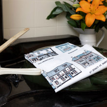 Load image into Gallery viewer, Iconic Buildings of Keswick Tea Towel