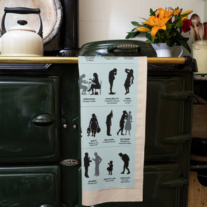 Cumbrian Insults Tea Towel