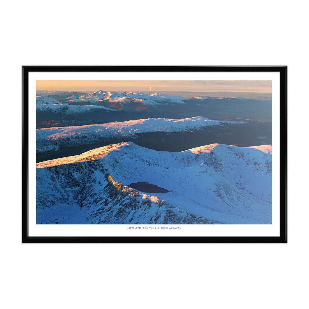 Terry Abraham Art Print: Helvellyn from the Air