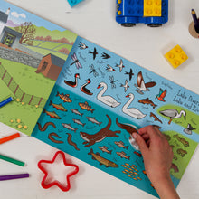Load image into Gallery viewer, The Lake District Sticker Book Lake and River Animal Stickers
