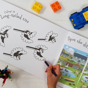 The Derbyshire Sticker Book Colour Activity