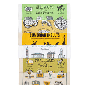 Iconic Buildings of Keswick  Tea Towel