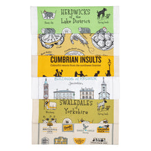 Load image into Gallery viewer, Iconic Foods of the Lake District  Tea Towel
