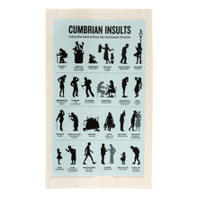 Load image into Gallery viewer, Cumbrian Insults Tea Towel
