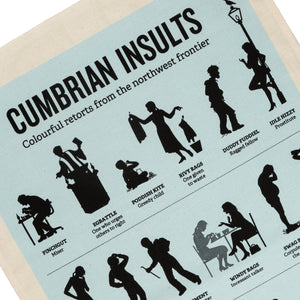 Cumbrian Insults Tea Towel
